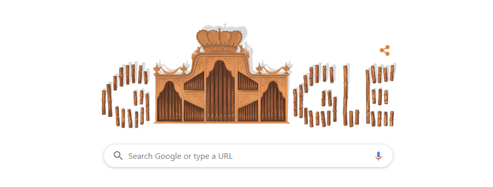 google doodle bamboo organ