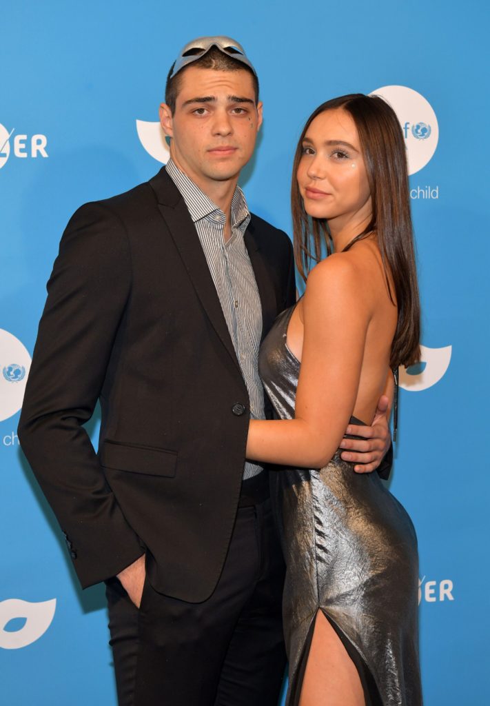noah centineo and alexis ren attend the unicef masquerade