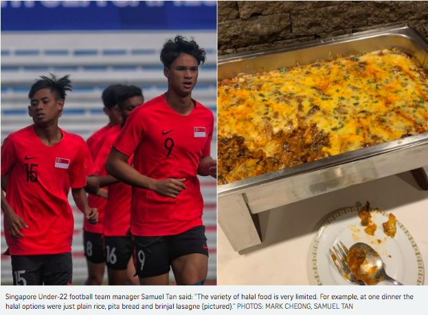 straits times singapore football team sea games