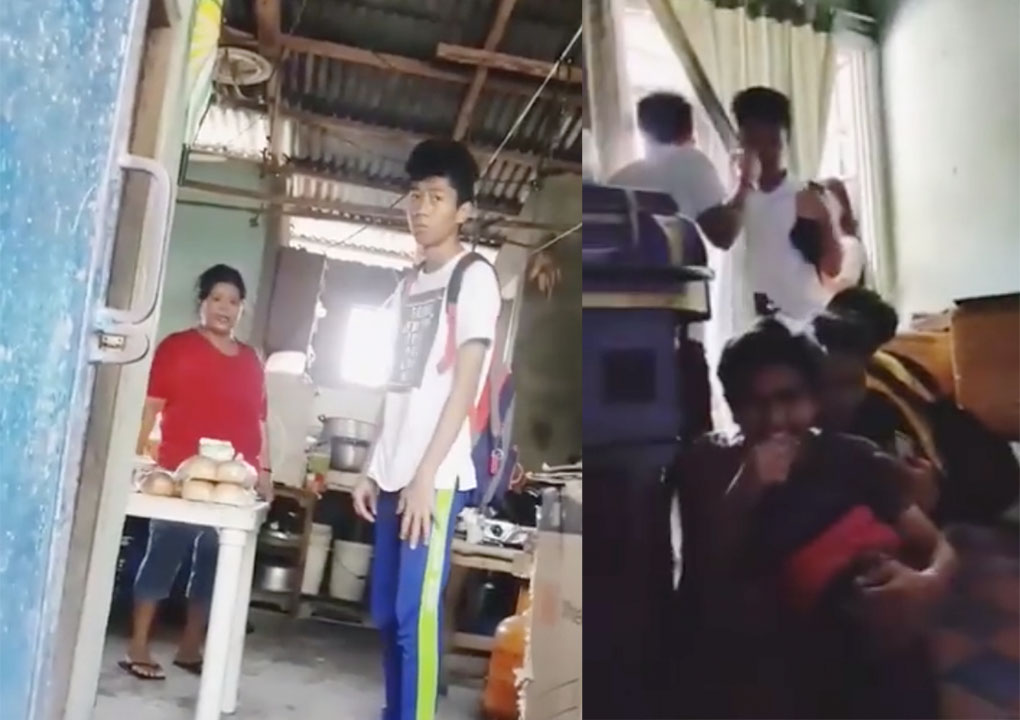 birthday party prank