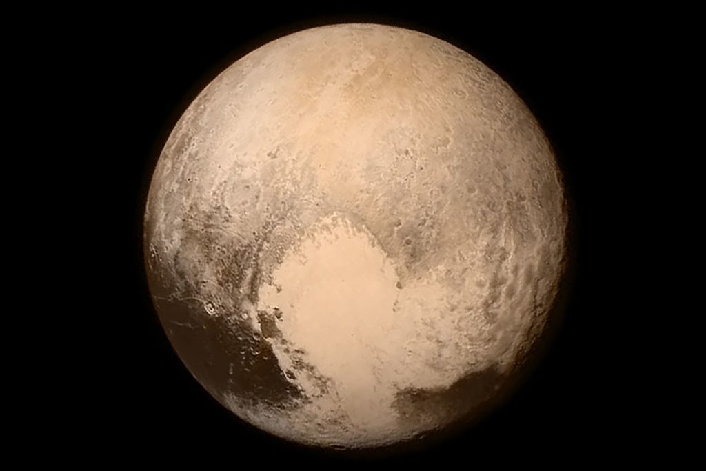 first clear photo pluto