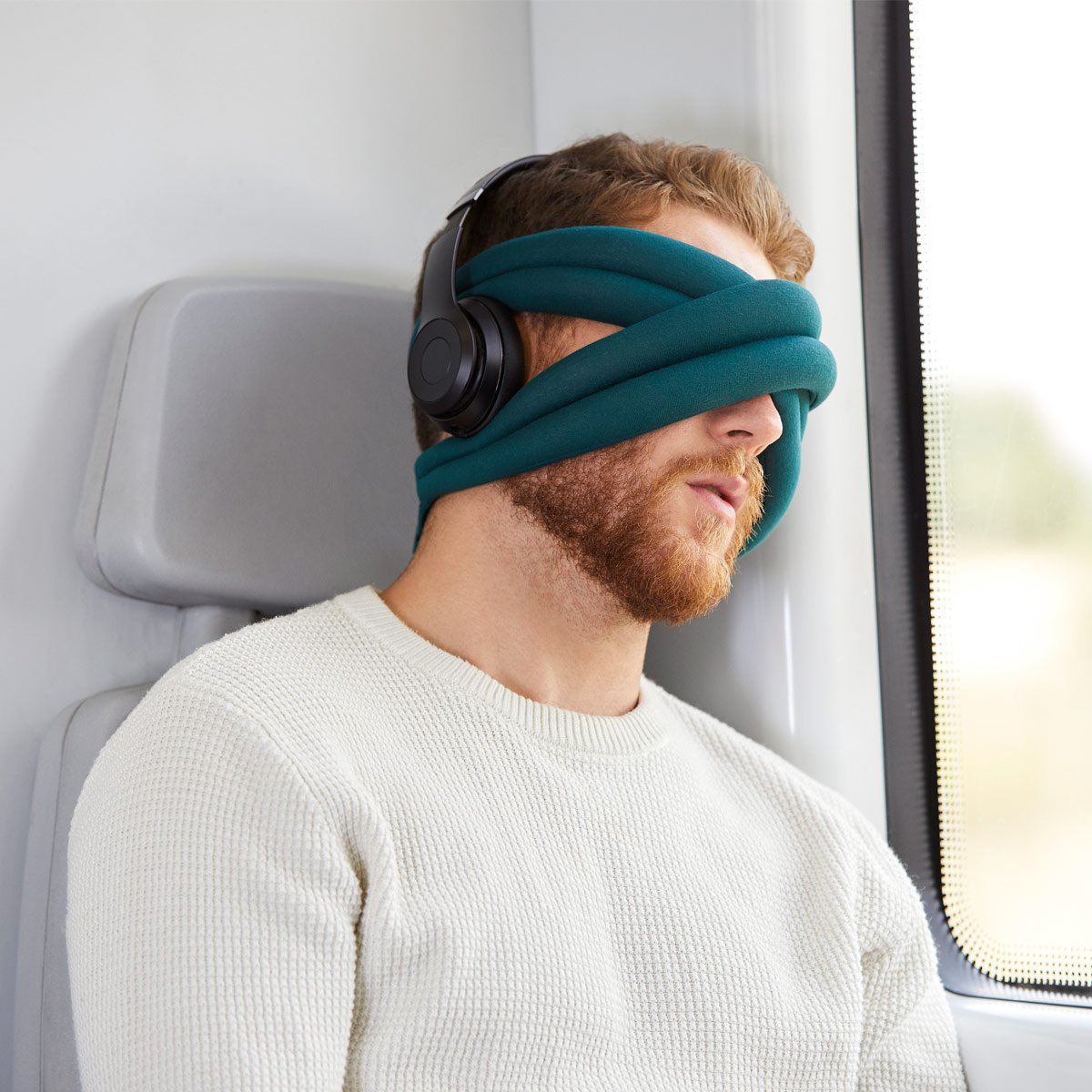 ostrichpillow loop eye mask pillow square model1 blue reef