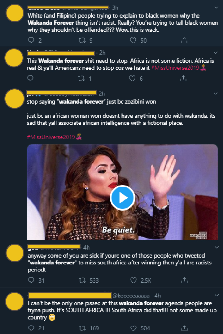 wakanda forever tweets south africa 1