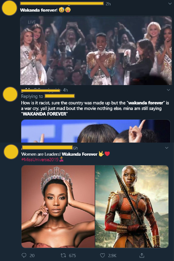 wakanda forever tweets south africa2
