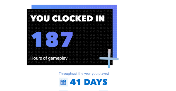 You Can Now View Your PlayStation 2019 Wrap-Up and Get These Freebies! 4 Playstation 2019 wrap up stats 3