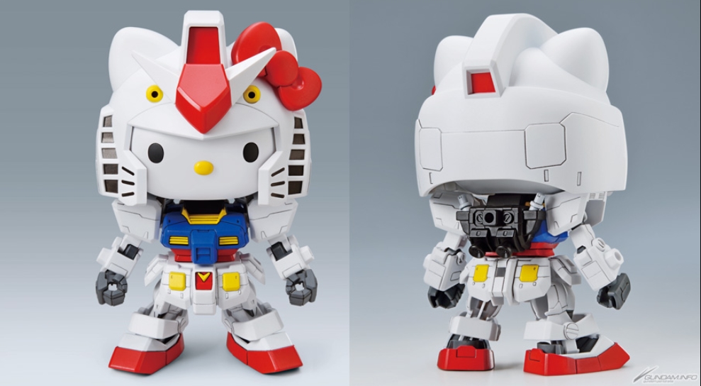 This SD EX-Standard Hello Kitty x RX-78-2 Gundam Will be Released Soon -  When In Manila