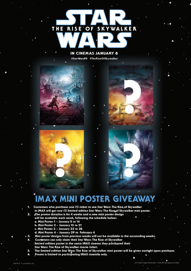 SWROS Poster Giveaway in IMAX