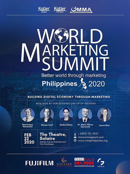 The World Marketing Summit is Going To Be Held in Manila This Year 1 WMS as of January 10 2020