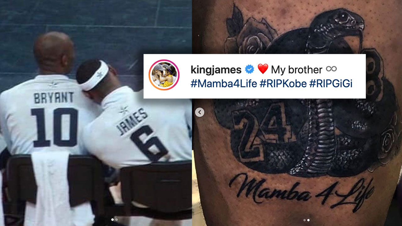 lebron james kobe mamba tattoo