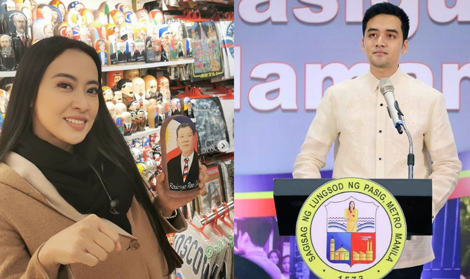 Mocha Uson and Vico Sotto