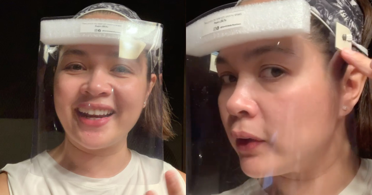 judy ann santos DIY face shield