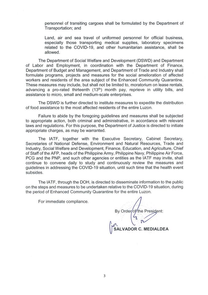 A timeline of the Metro Manila lockdown 8 paper 3