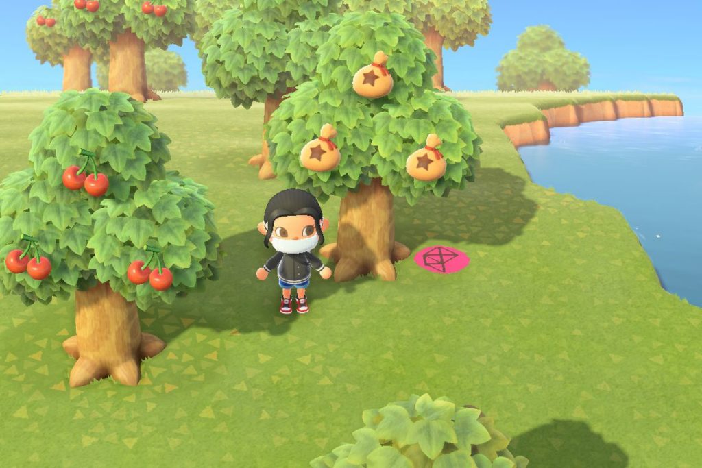 Animal Crossing plant trees