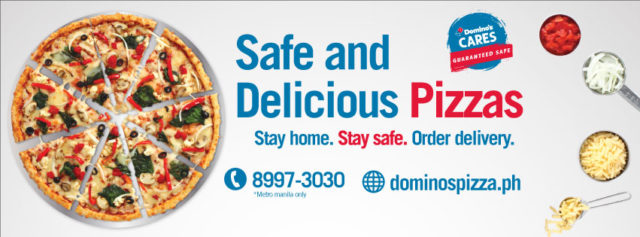 Satisfy Your Pizza Cravings this Quarantine with Domino's Pizza 1 Dominos Stay at home
