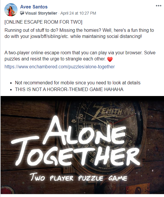 alone together game