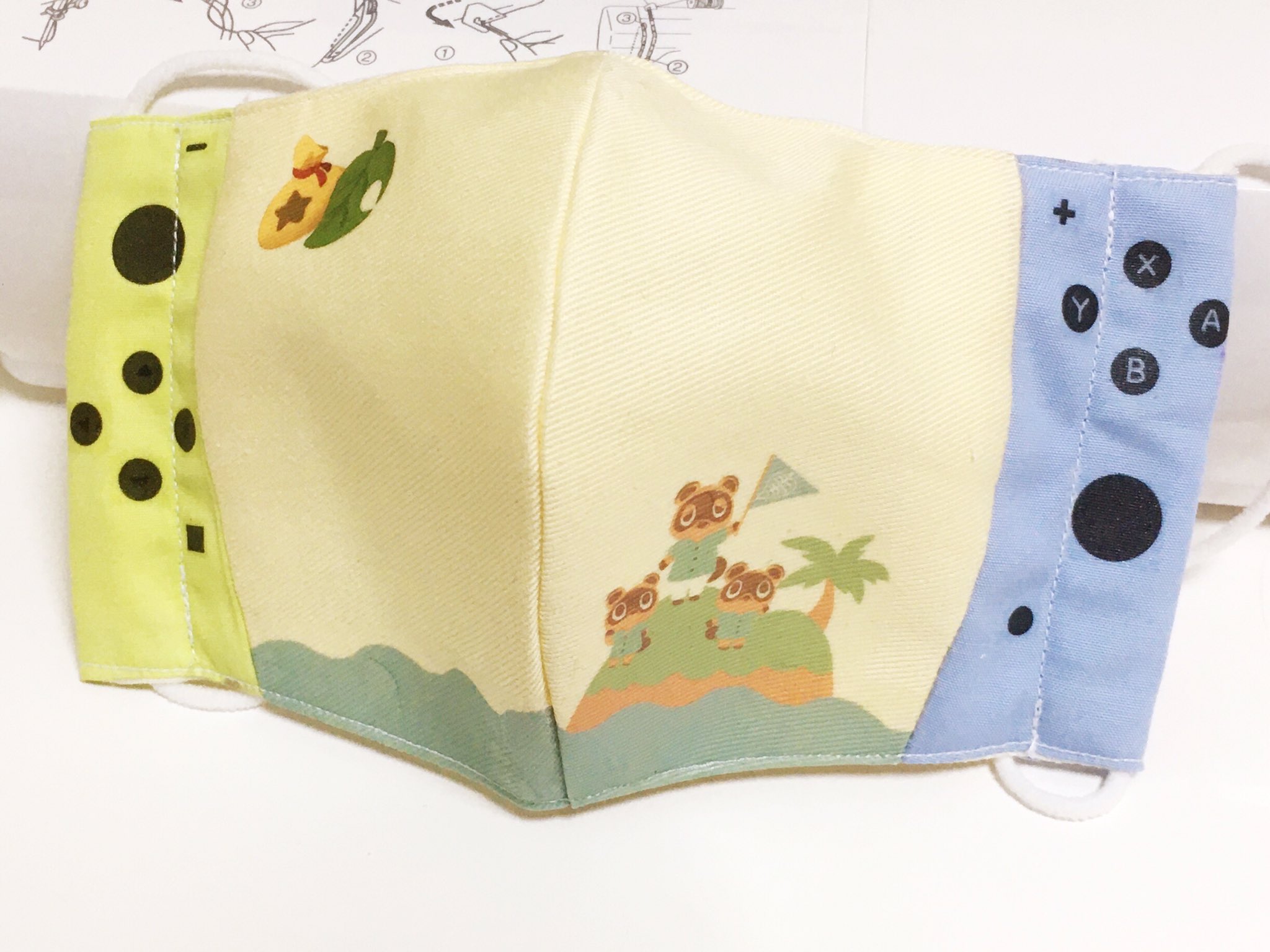 animal crossing face mask