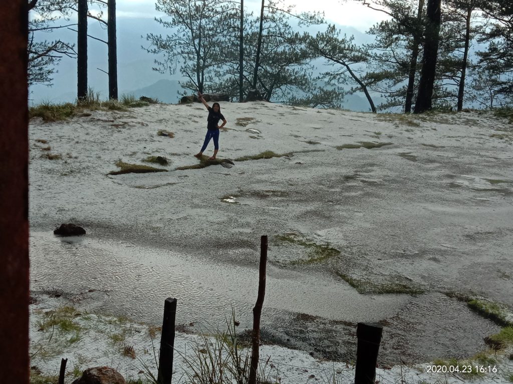 Winter is coming? Benguet experiences a cool and 'icy' summer 2 benguet hailstorm winter 2