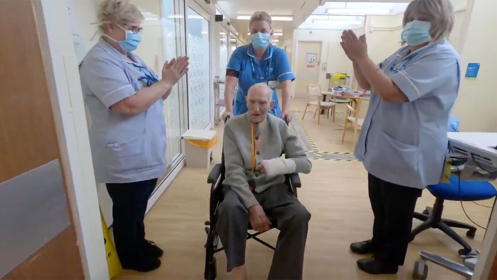 covid 19 war vet 99 year old