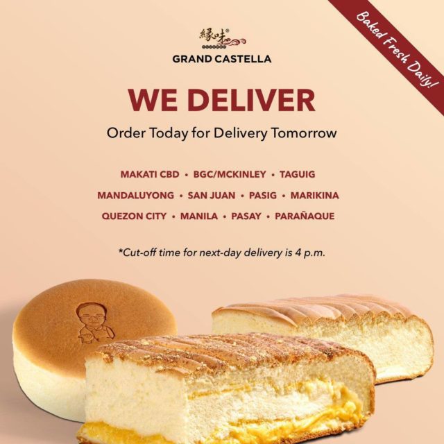 grand castella delivery