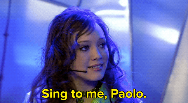lizzie mcguire sing to me paolo