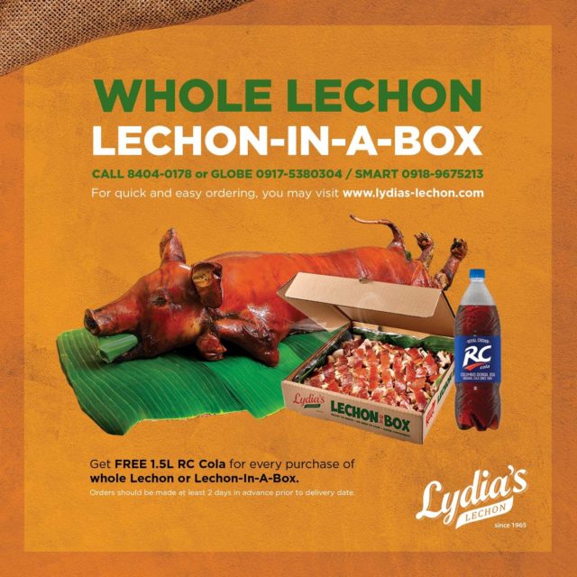 lydias lechon delivery 4