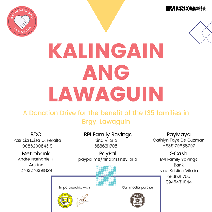 AIESEC in UPLB Kalingain ang Lawaguin Poster