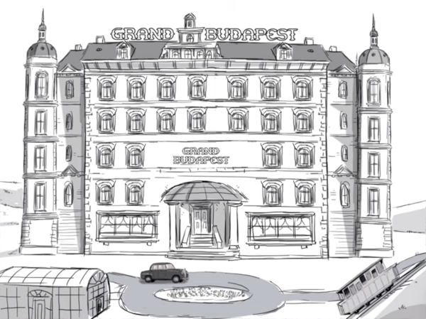 grand budapest hotel storyboard wes anderson