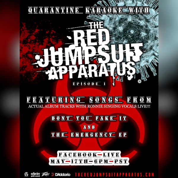 red jumpsuit apparatus quarantine karaoke