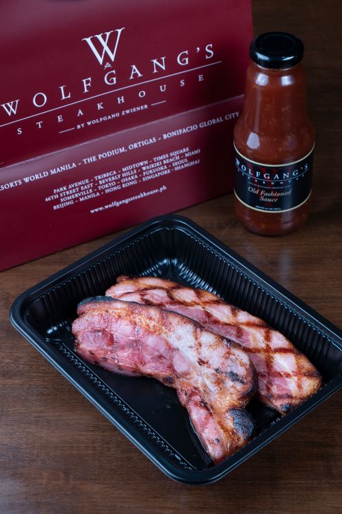 @wolfgang's steakhouse @takeout @bacon @takeout bacon