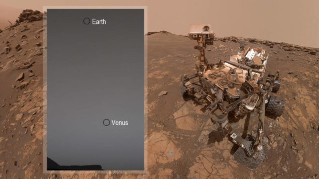 mars curiosity rover earth