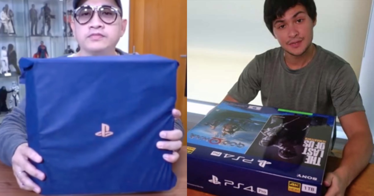 michael v bitoy matteo guidicelli unboxing sony ps4