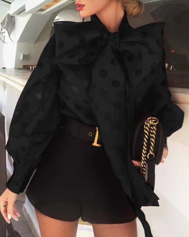 8 online fashion finds to spice up your wardrobe 6 polka dot blouse lazada