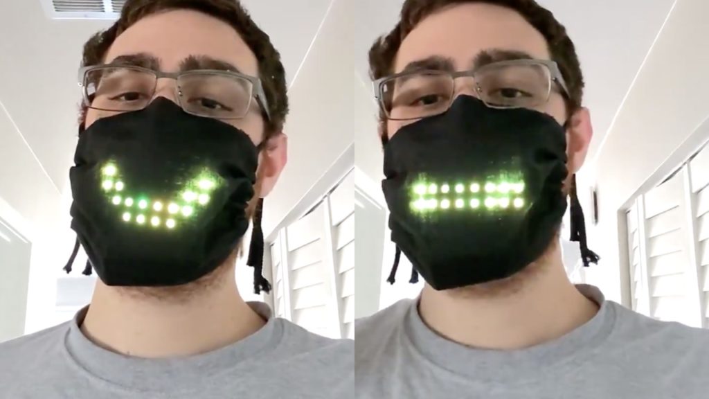 tyler glaiel LED face mask