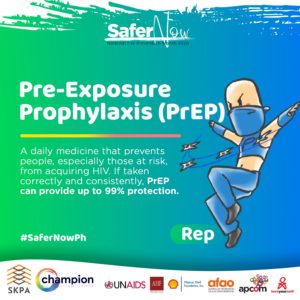 "SaferNow": Educate yourselves and prevent HIV this National HIV Prevention Month 4 PHOTO PrEP