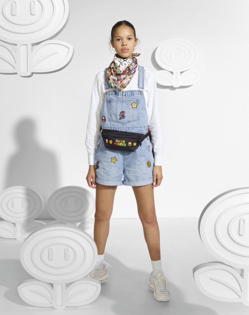 Super Mario Womens Vintage Shortall Power Up