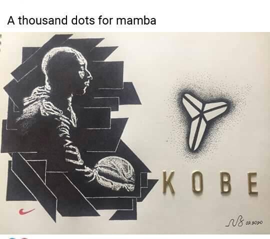 a thousand dots kobe bryant