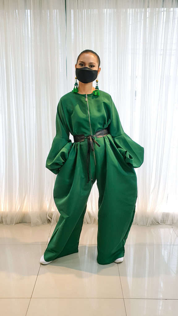 armaria project royanne camillia palazzo jumpsuit green 008