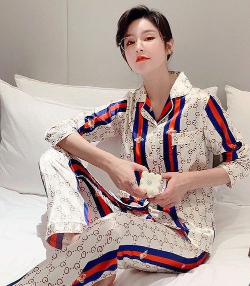 monogram pajama set lazada