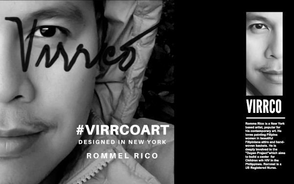 LOOK: This Fil-Am Artist Makes Wearable Art to Help Raise Money for Children with HIV 3 virrco art cover rommel rico
