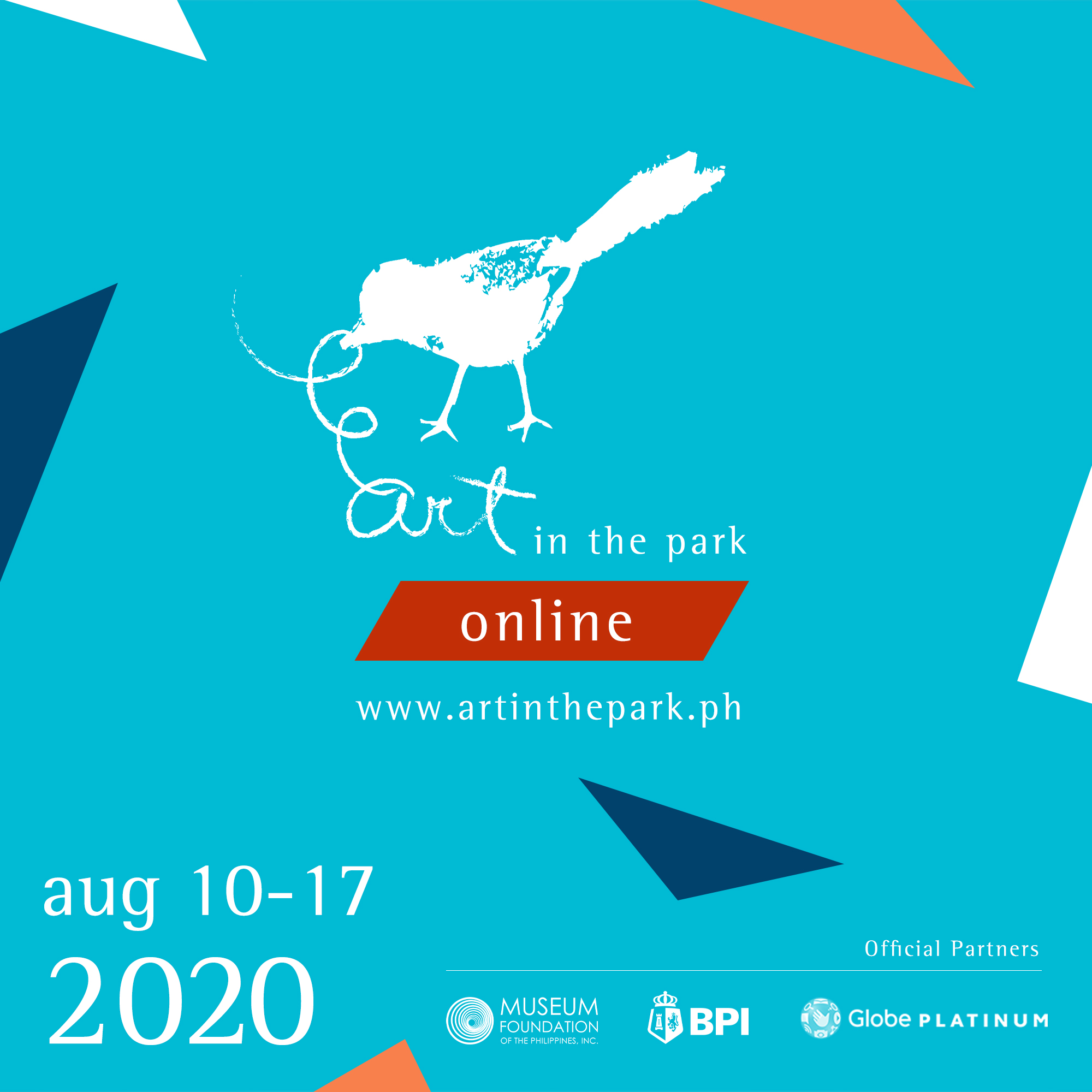 Art in the Park online 2020 e poster