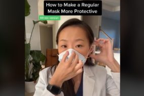 Dr. Olivia Cuid Tiktok How to make face mask more effective protective face mask hack