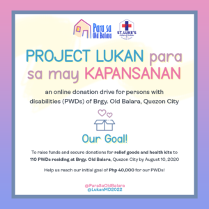 Project Lukan para sa may Kapansanan