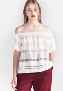 Be the star of your own K-drama with these authentic Korean clothes! 3 White off shoulder blouse
