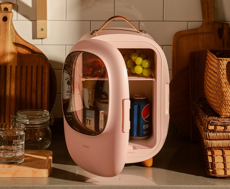 affiliate pink appliances 8 mini fridge