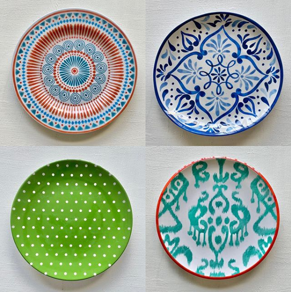 Platitas, you can get Kate Spade-inspired plates and other colorful pieces here 1 Photo from Apo's Plates