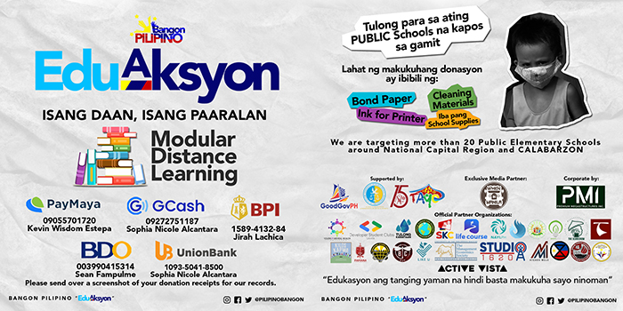 donation drive eduaksyon