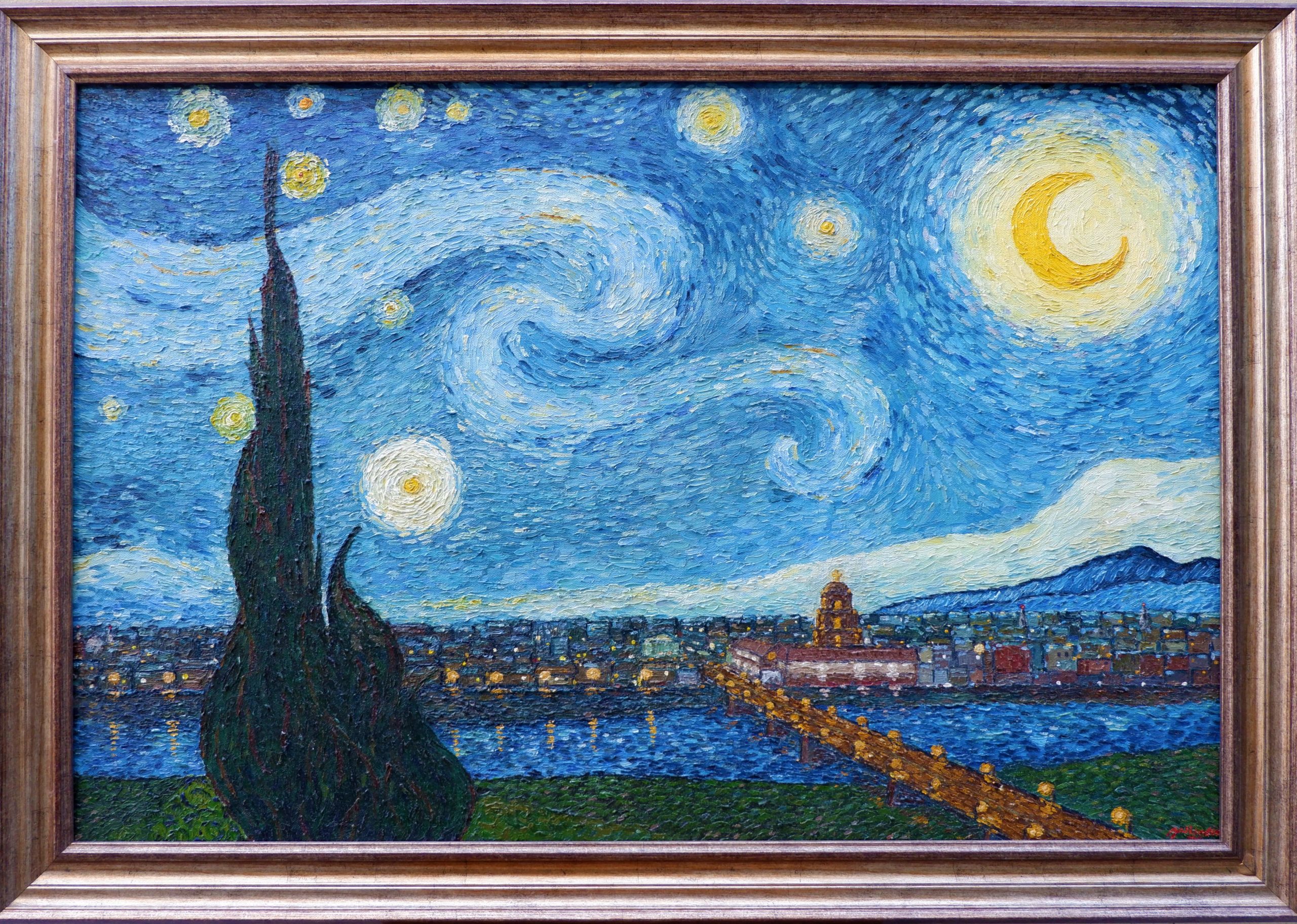 khervin gallandez vincent van gogh painting starry night scaled