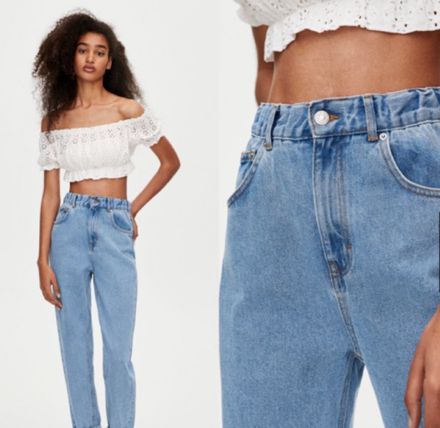 mom jeans shopee