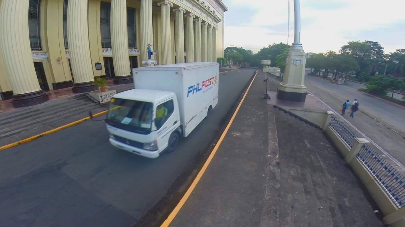 postal van at the manila central post office