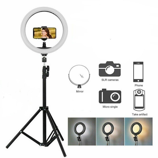 ring light with phone stand